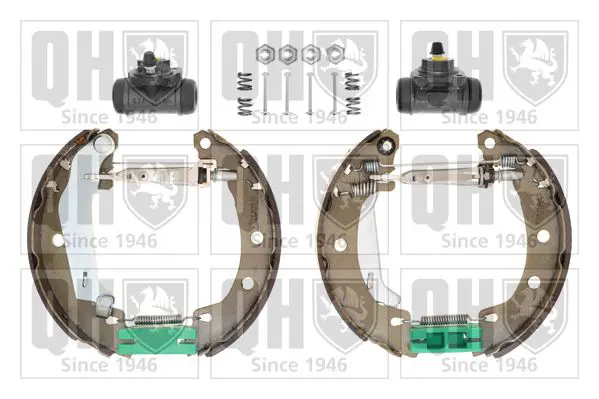 Handler.Part Brake set, drum brakes QUINTON HAZELL BS960K1 1