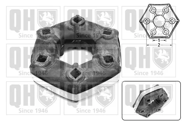 Handler.Part Joint, propshaft QUINTON HAZELL QL9000 1