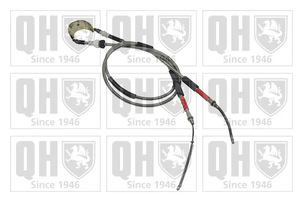 Handler.Part Cable, parking brake QUINTON HAZELL BC2258 1