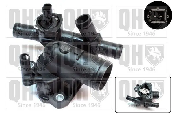 Handler.Part Thermostat, coolant QUINTON HAZELL QTH666K 1