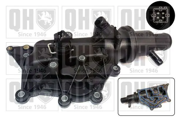 Handler.Part Thermostat, coolant QUINTON HAZELL QTH678K 1