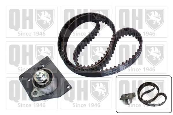 Handler.Part Timing belt set QUINTON HAZELL QBK590 1