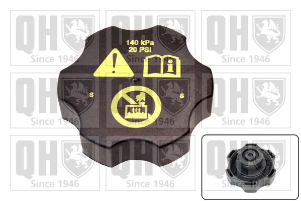 Handler.Part Sealing cap, coolant tank QUINTON HAZELL FC538 1