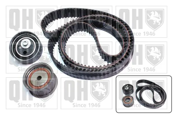 Handler.Part Timing belt set QUINTON HAZELL QBK843 1