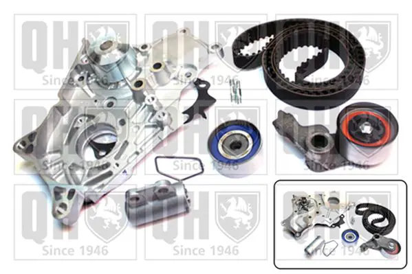 Handler.Part Water pump & timing belt set QUINTON HAZELL QBPK8021 1