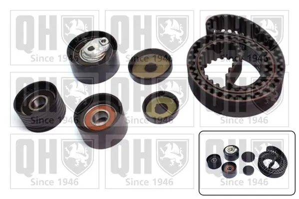 Handler.Part Timing belt set QUINTON HAZELL QBK673 1