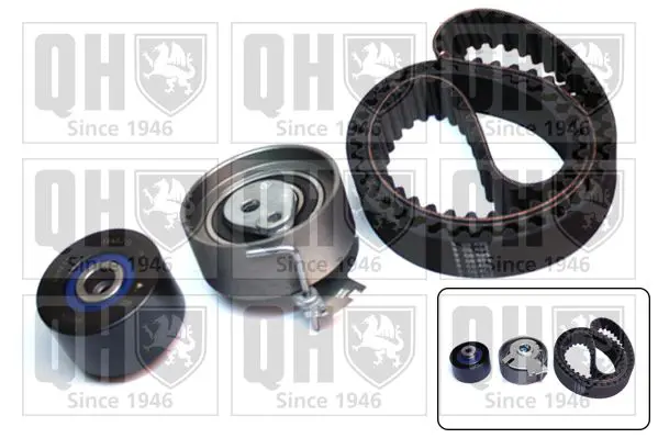 Handler.Part Timing belt set QUINTON HAZELL QBK679 1