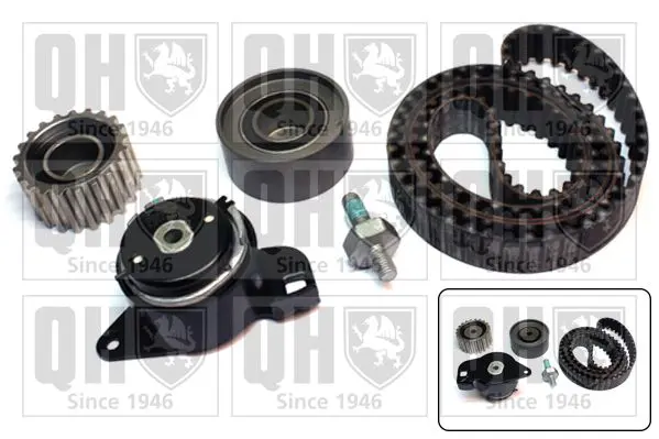 Handler.Part Timing belt set QUINTON HAZELL QBK254 1