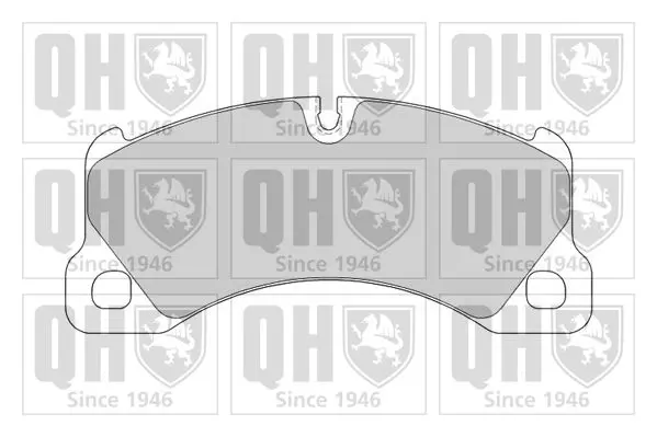 Handler.Part Brake pad set, disc brake QUINTON HAZELL BP1570 1