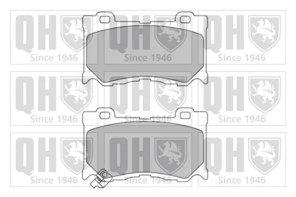 Handler.Part Brake pad set, disc brake QUINTON HAZELL BP1703 1