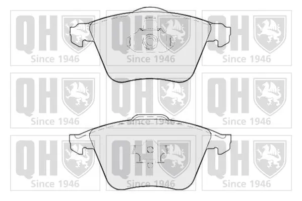 Handler.Part Brake pad set, disc brake QUINTON HAZELL BP1730 1