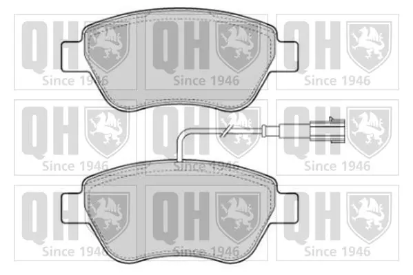 Handler.Part Brake pad set, disc brake QUINTON HAZELL BP1754 1