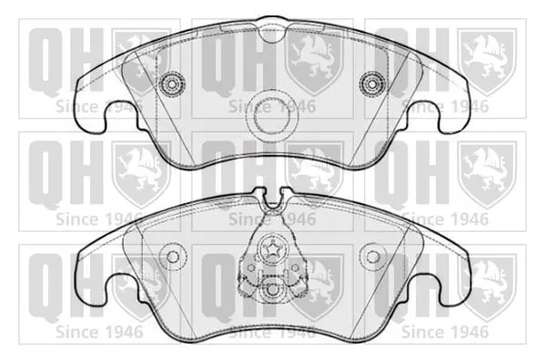 Handler.Part Brake pad set, disc brake QUINTON HAZELL BP1757 1