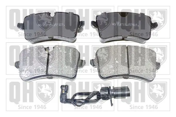 Handler.Part Brake pad set, disc brake QUINTON HAZELL BP1816 1