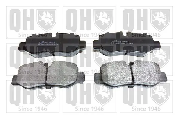 Handler.Part Brake pad set, disc brake QUINTON HAZELL BP1863 1