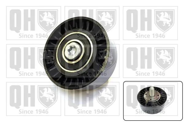 Handler.Part Deflection/guide pulley, timing belt QUINTON HAZELL QTT1244 1