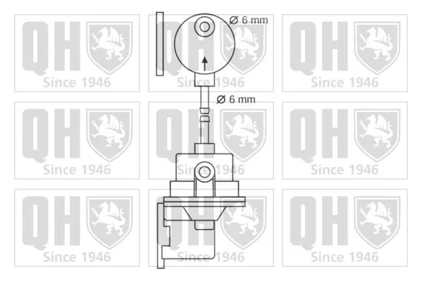 Handler.Part Fuel pump QUINTON HAZELL QFP45 2