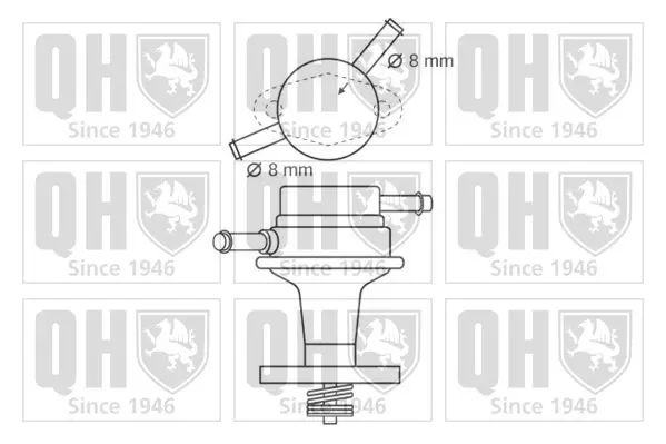 Handler.Part Fuel pump QUINTON HAZELL QFP88 2