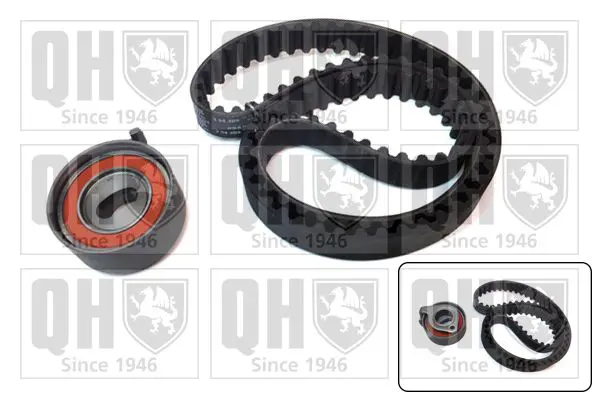 Handler.Part Timing belt set QUINTON HAZELL QBK384 1