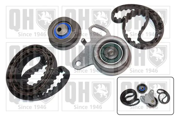 Handler.Part Timing belt set QUINTON HAZELL QBK857 1