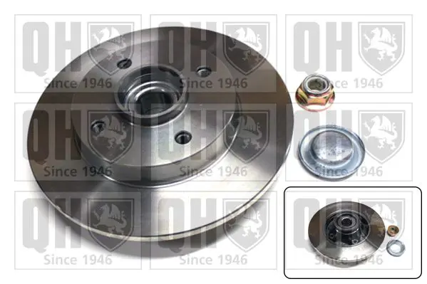 Handler.Part Brake disc QUINTON HAZELL BDC5597 1