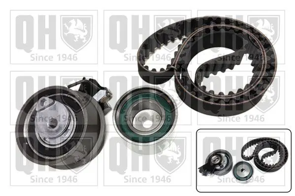 Handler.Part Timing belt set QUINTON HAZELL QBK839 1