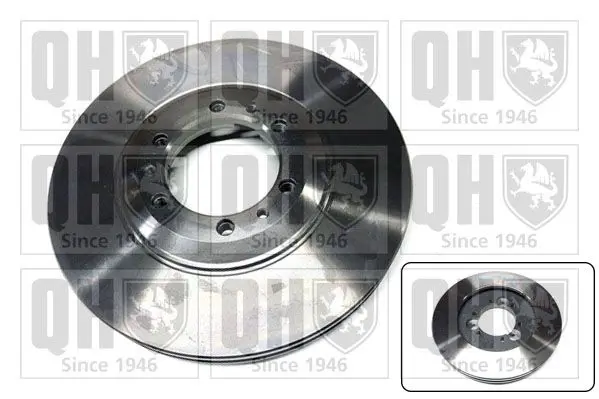 Handler.Part Brake disc QUINTON HAZELL BDC4741 1