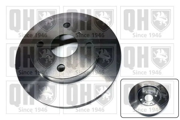 Handler.Part Brake disc QUINTON HAZELL BDC4591 1