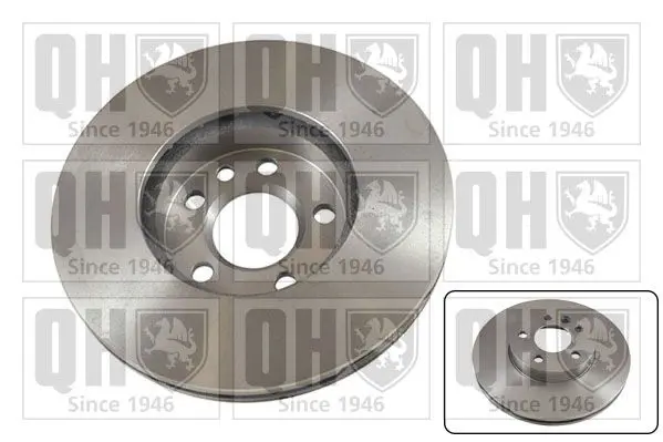 Handler.Part Brake disc QUINTON HAZELL BDC5198 1