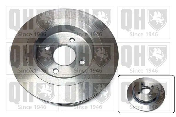 Handler.Part Brake disc QUINTON HAZELL BDC3807 1