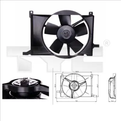 Handler.Part Fan, radiator TYC 8250002 1