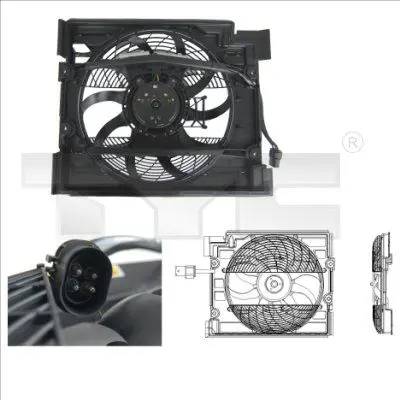 Handler.Part Fan, radiator TYC 8030006 1