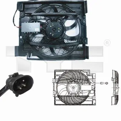 Handler.Part Fan, radiator TYC 8030008 1