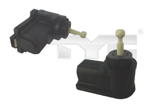 Handler.Part Control, headlight range adjustment TYC 205385MA1 1