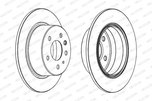 Handler.Part Brake disc FERODO DDF003 2