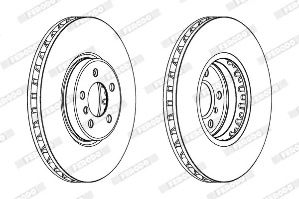 Handler.Part Brake disc FERODO DDF1746C1 1