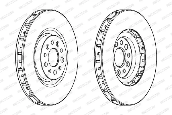 Handler.Part Brake disc FERODO DDF1180 2