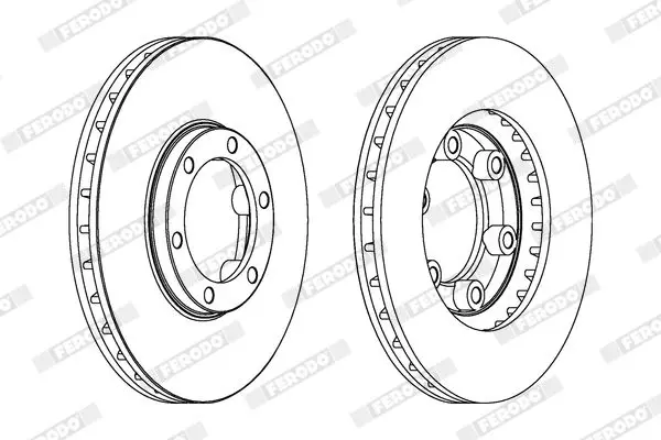 Handler.Part Brake disc FERODO DDF1685 2