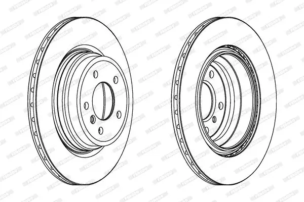 Handler.Part Brake disc FERODO DDF1550C1 2