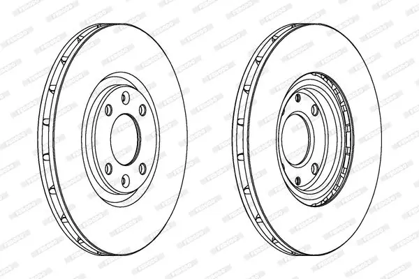 Handler.Part Brake disc FERODO DDF1676C 2