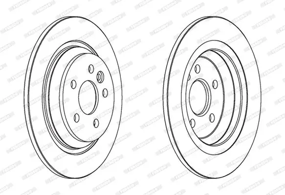 Handler.Part Brake disc FERODO DDF1720C 2