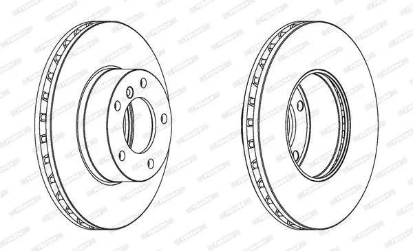 Handler.Part Brake disc FERODO DDF1891C1 1