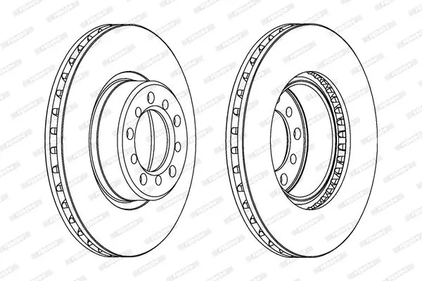 Handler.Part Brake disc FERODO DDF185 2