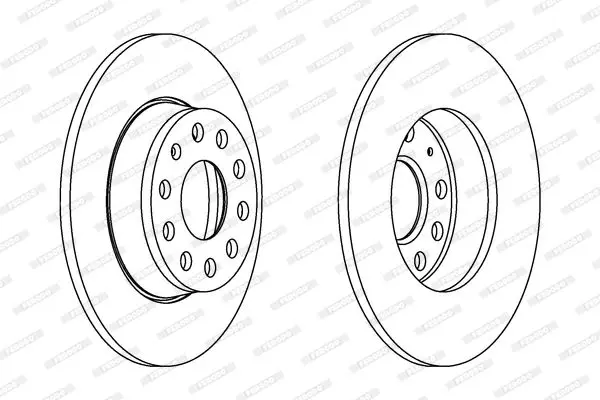 Handler.Part Brake disc FERODO DDF1895C 2