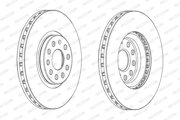 Handler.Part Brake disc FERODO DDF2016C1 2