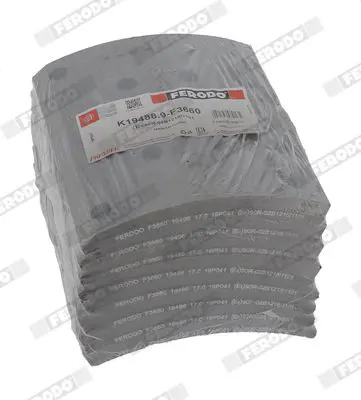 Handler.Part Brake lining kit, drum brake FERODO K194889F3660 2