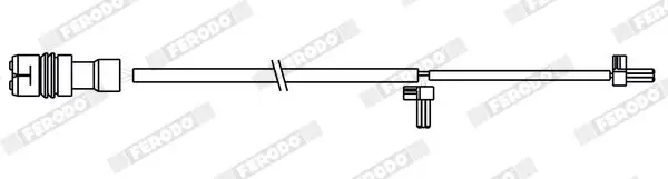 Handler.Part Warning contact, brake pad wear FERODO FWI382 2