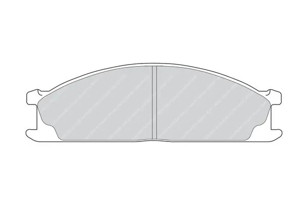 Handler.Part Brake pad set, disc brake FERODO FVR641 2