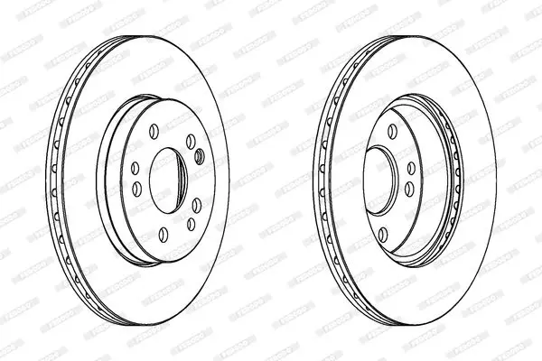 Handler.Part Brake disc FERODO DDF457 2