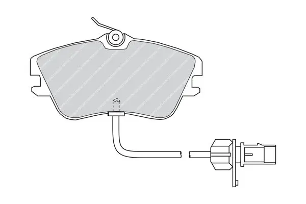 Handler.Part Brake pad set, disc brake FERODO FVR1519 2